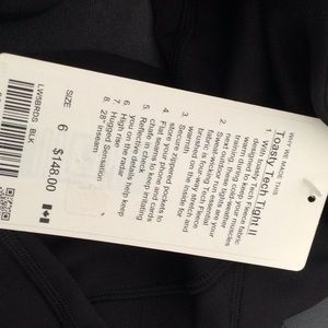 Lululemon Toasty Tech Tight ll